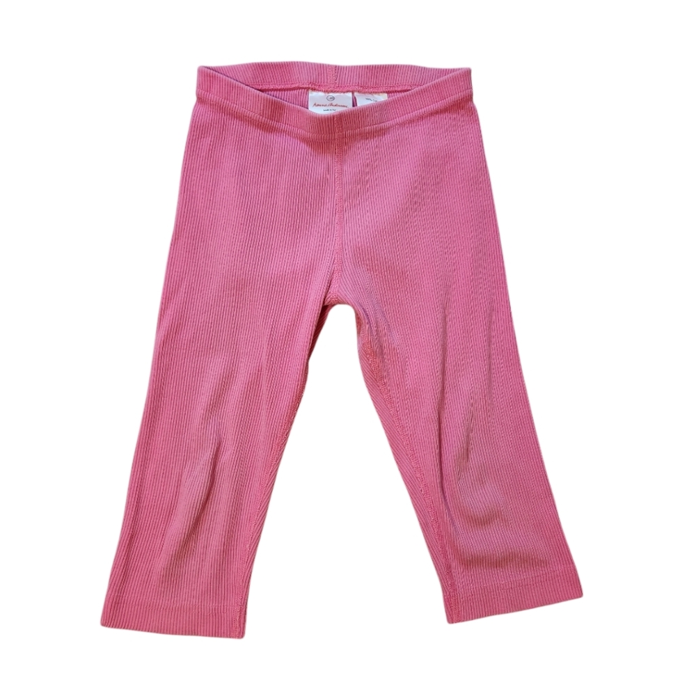 Hanna Andersson Pink Ribbed Pant 120